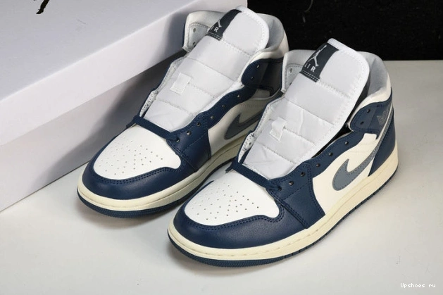 Air Jordan  French 1 Blue BQ6472-414 Mid  0429